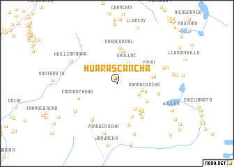 map of Huarascancha