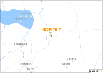 map of Huarichic