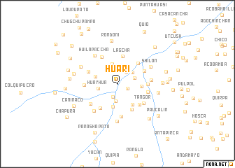 map of Huari