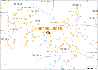 map of Huarmillacta