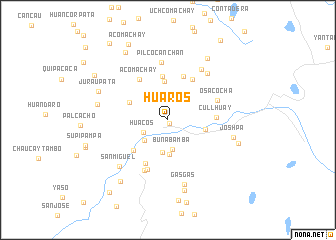 map of Huaros