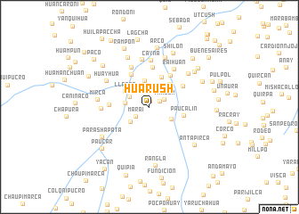 map of Huarush
