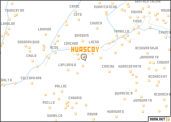 map of Huascoy