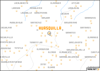 map of Huasquilla