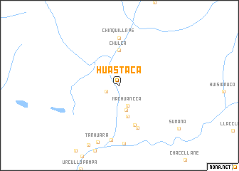 map of Huastaca