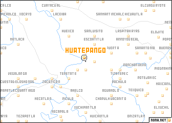 map of Huatepango