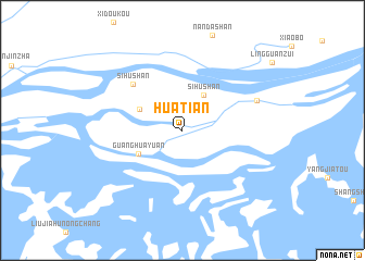 map of Huatian