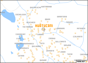 map of Huatucani