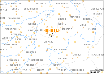 map of Huautla