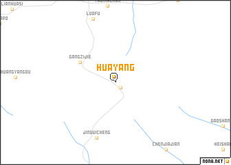 map of Huayang