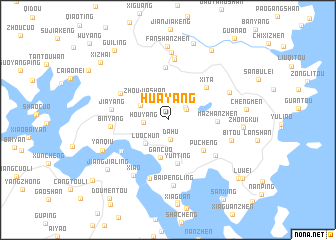 map of Huayang