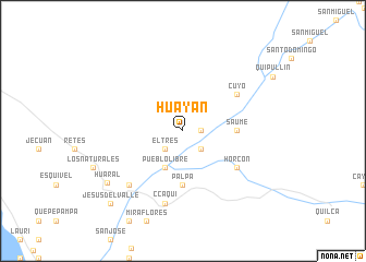 map of Huayán