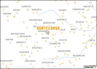 map of Huayccoase