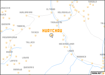 map of Huaychau