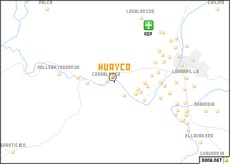 map of Huayco