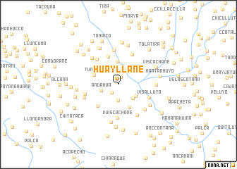 map of Huayllane