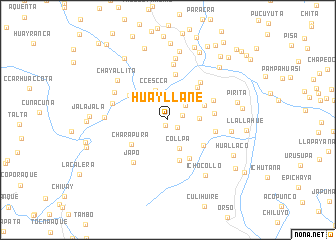 map of Huayllane