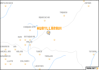 map of Huayllaravi