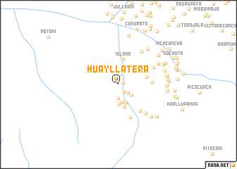map of Huayllatera