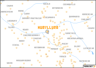 map of Huayllura