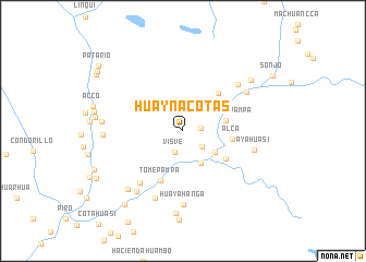 map of Huaynacotas