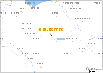map of Huayñacota