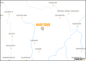 map of Huayoma