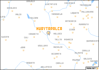 map of Huaytapalca