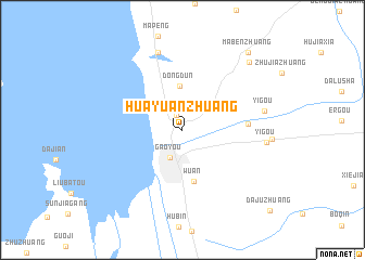 map of Huayuanzhuang