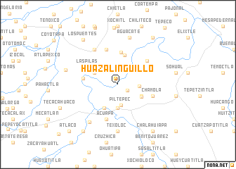map of Huazalinguillo