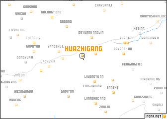 map of Huazhigang