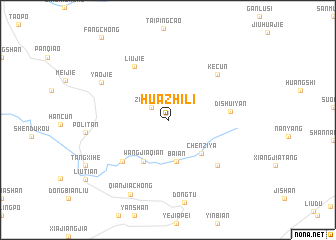 map of Huazhili
