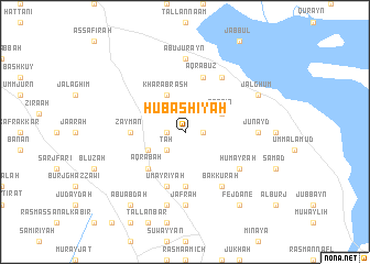 map of Ḩūbāshīyah