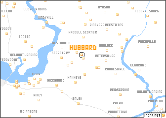 map of Hubbard
