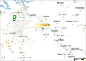 map of Hubbard