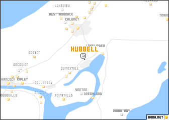 map of Hubbell