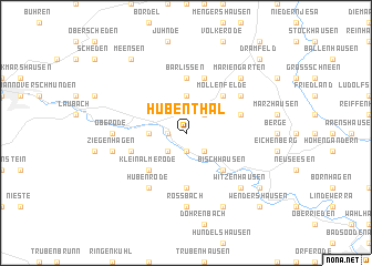 map of Hübenthal