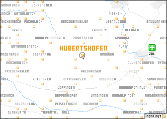 map of Hubertshofen
