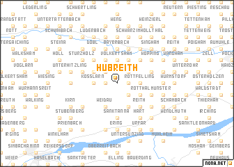 map of Hubreith