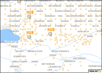 map of Hub