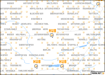 map of Hub