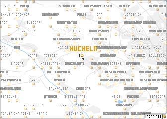 map of Hücheln