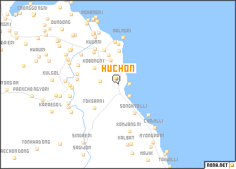 map of Huch\