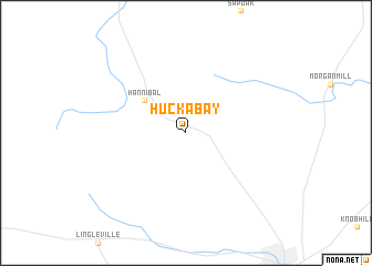 map of Huckabay