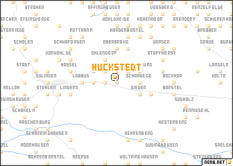 map of Huckstedt