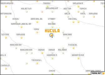 map of Huculá