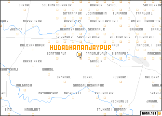 map of Huda Dhananjaypur