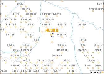 map of Hudad