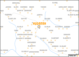 map of Hudārah