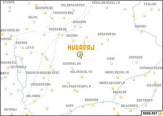 map of Hūdaraj